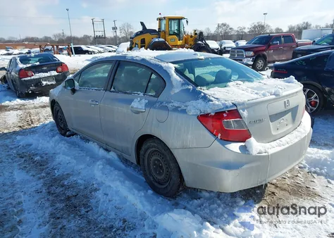 2012 Honda Civic Lx z USA, uszkodzony, nr VIN 19XFB2F57CE090455
